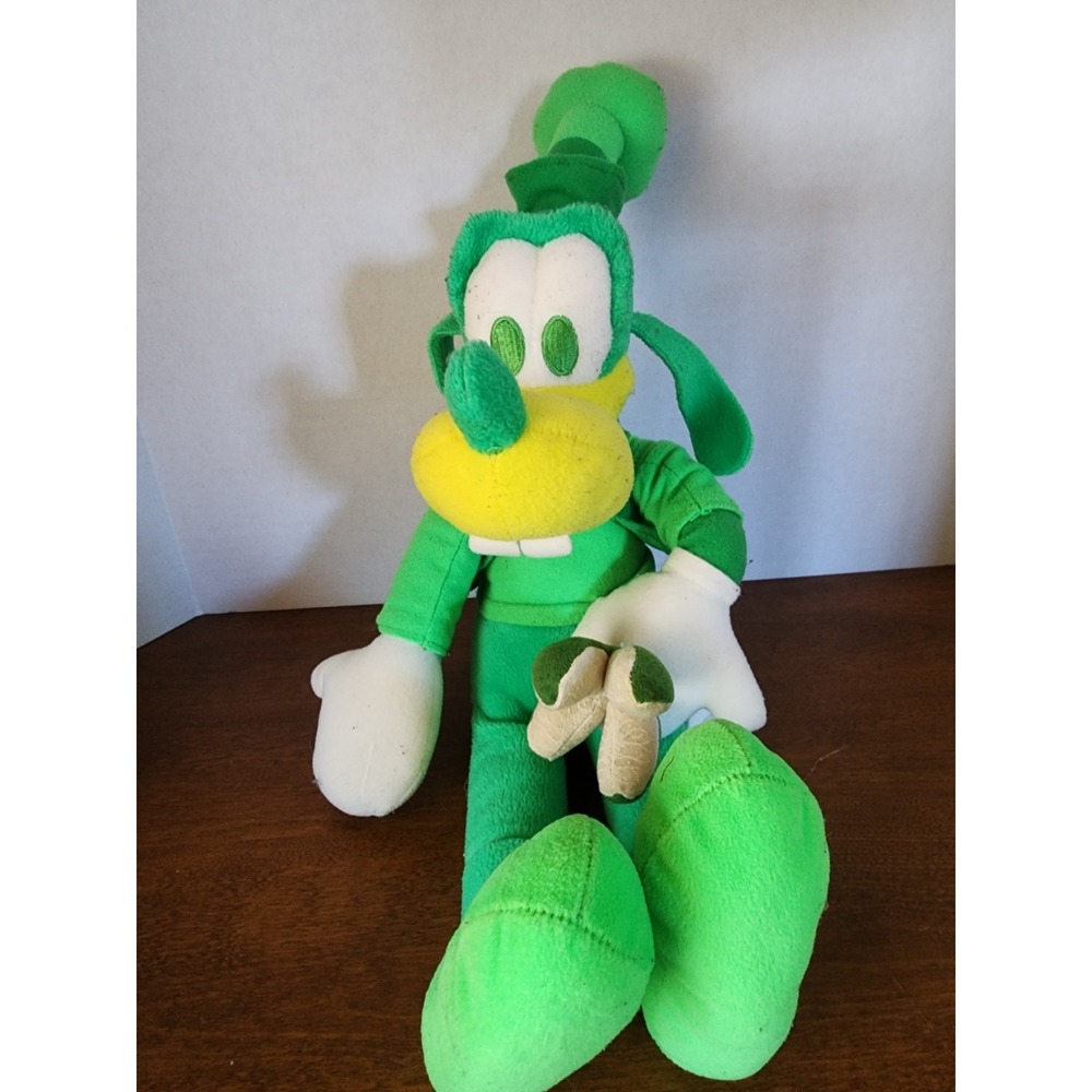 Disney Sega Flavor of Month‎ Lime Green Goofy 16" Plush Soft Toy Stuffed Animal